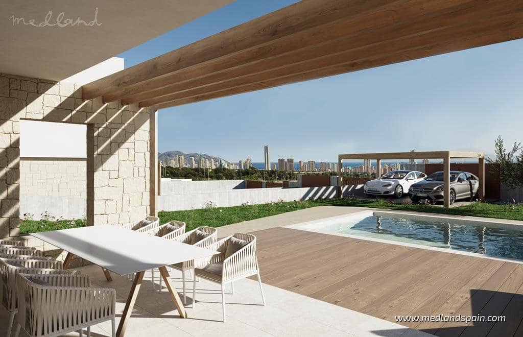 3 sypialnia Willa na sprzedaż w Finestrat z basenem garażem - 770 000 € (Ref: 8439071)