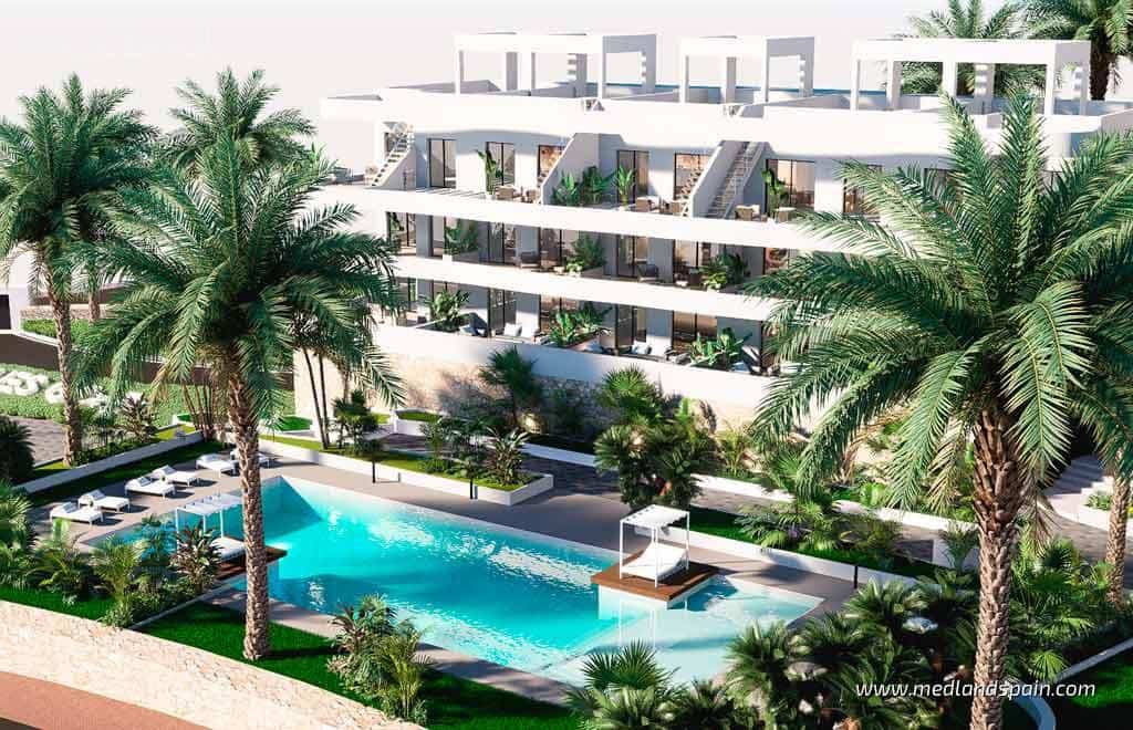 2 soveværelse Lejlighed til salg i Finestrat med swimmingpool garage - € 352.900 (Ref: 8568227)