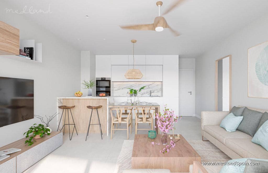 3 sypialnia Apartament na sprzedaż w Lo Pagan z basenem garażem - 450 000 € (Ref: 8677914)