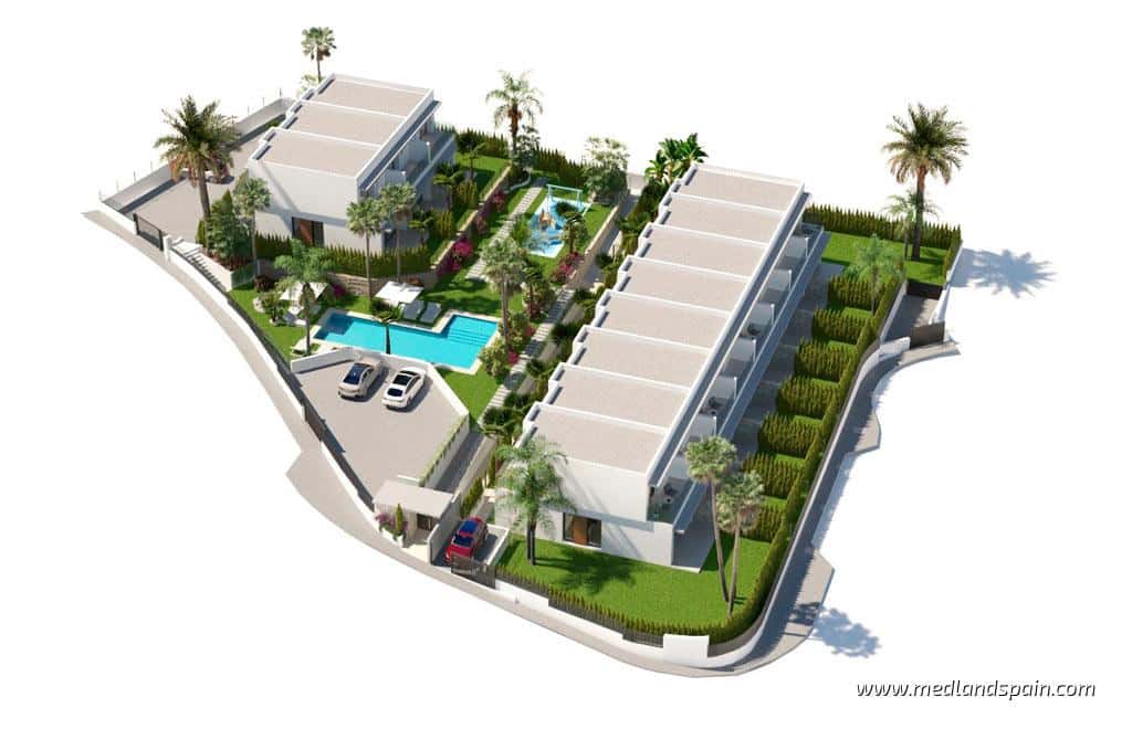 3 quarto Casa em Banda para venda em Finestrat com piscina garagem - 525 000 € (Ref: 8689804)