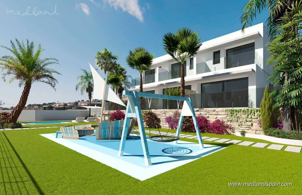 3 quarto Casa em Banda para venda em Finestrat com piscina garagem - 525 000 € (Ref: 8689804)