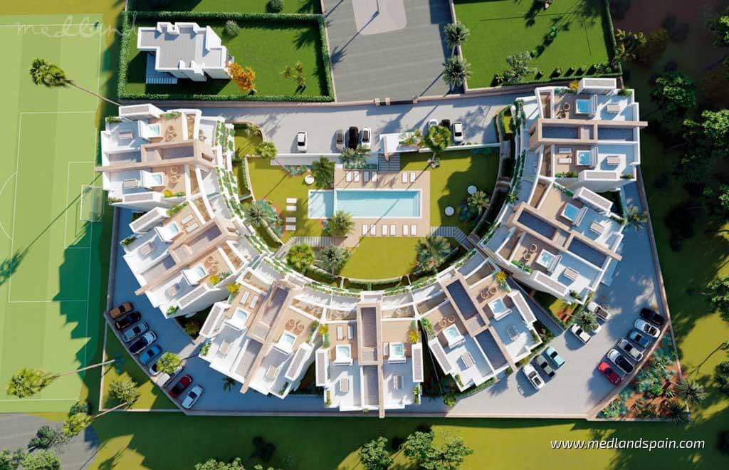 3 sypialnia Apartament na sprzedaż w La Manga Club z basenem garażem - 500 000 € (Ref: 8783731)