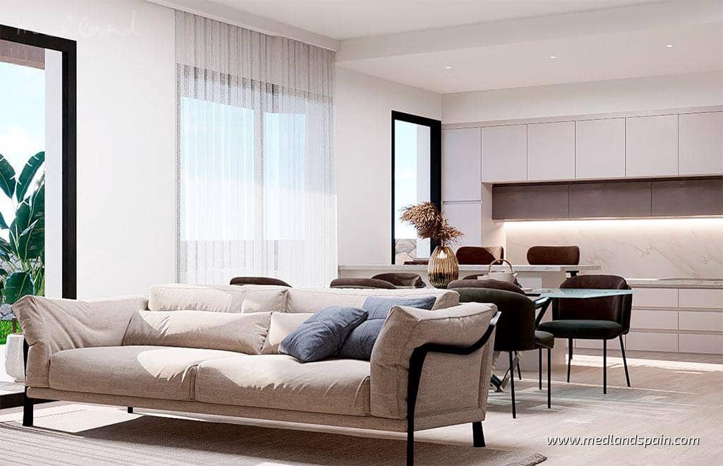 2 quarto Apartamento para venda em Finestrat com piscina - 429 900 € (Ref: 8798679)