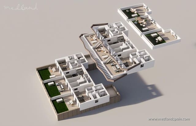 2 quarto Apartamento para venda em Balcón de Finestrat - Terra Marina, Finestrat com piscina - 399 900 € (Ref: 8798687)