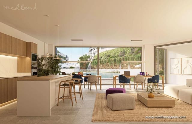 3 chambre Appartement à vendre à Riviera del Sol, Mijas avec piscine garage - 620 000 € (Ref: 8880829)