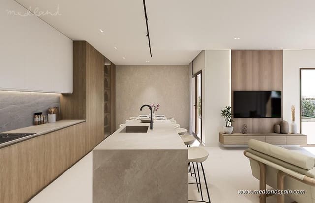 3 chambre Villa/Maison à vendre à Las Lomas de Rame - Bahía Bella, Los Alcázares avec piscine garage - 599 000 € (Ref: 8902591)