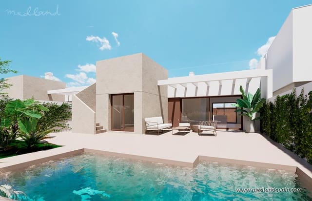 3 makuuhuone Huvila myytävänä paikassa Las Lomas de Rame - Bahía Bella, Los Alcázares mukana uima-altaan 
autotalli - 489 000 € (Ref: 8902592)