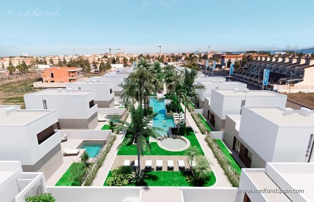 3 makuuhuone Huvila myytävänä paikassa Las Lomas de Rame - Bahía Bella, Los Alcázares mukana uima-altaan 
autotalli - 489 000 € (Ref: 8902592)