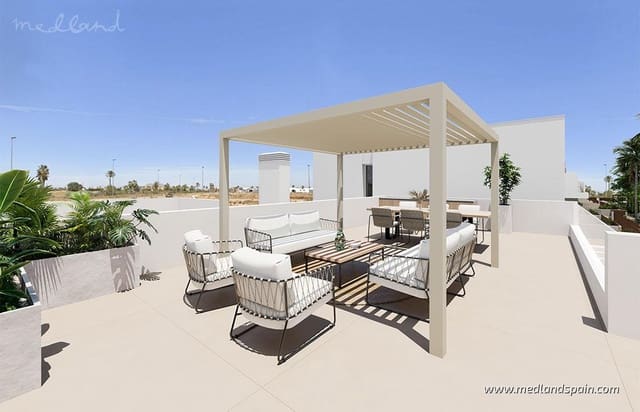 3 chambre Villa/Maison à vendre à Las Lomas de Rame - Bahía Bella, Los Alcázares avec piscine garage - 489 000 € (Ref: 8902592)
