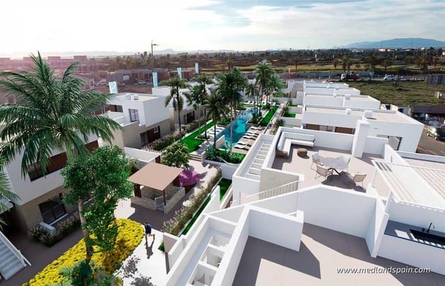 3 makuuhuone Huoneisto myytävänä paikassa Las Lomas de Rame - Bahía Bella, Los Alcázares mukana uima-altaan 
autotalli - 350 000 € (Ref: 8902594)