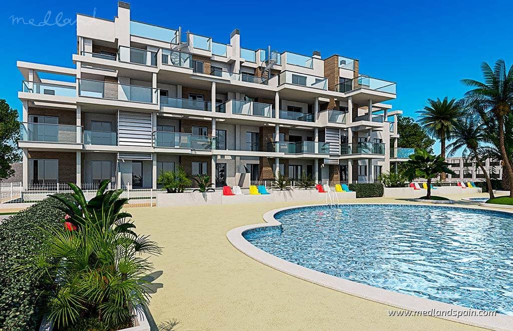 3 makuuhuone Huoneisto myytävänä paikassa Denia mukana uima-altaan - 499 000 € (Ref: 8927129)
