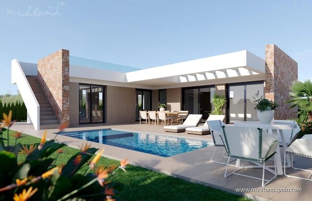 3 soverom Villa til salgs i Hacienda del Alamo, Fuente Alamo de Murcia med svømmebasseng garasje - € 344 900 (Ref: 8971631)