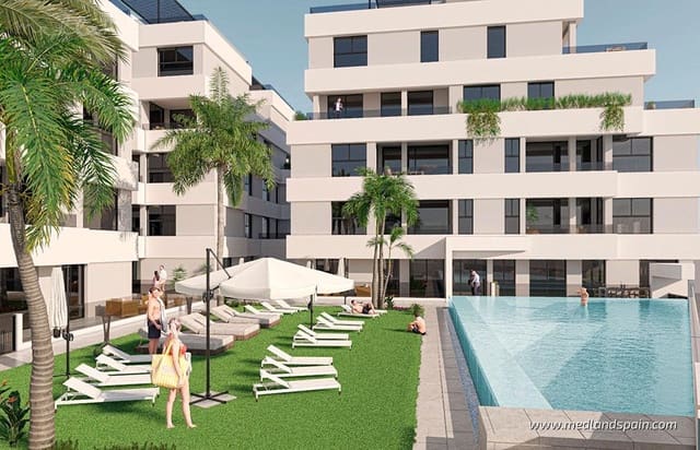 2 soveværelse Lejlighed til salg i Lo Pagan, San Pedro del Pinatar med swimmingpool garage - € 299.000 (Ref: 8986163)