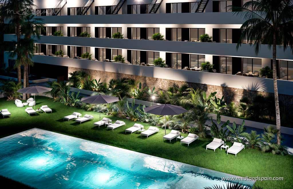 2 soverom Leilighet til salgs i Finestrat med svømmebasseng garasje - € 329 900 (Ref: 9003284)