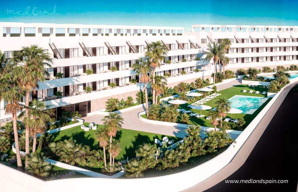 2 Zimmer Apartment zu verkaufen in Finestrat mit Pool Garage - 372.900 € (Ref: 9003284)