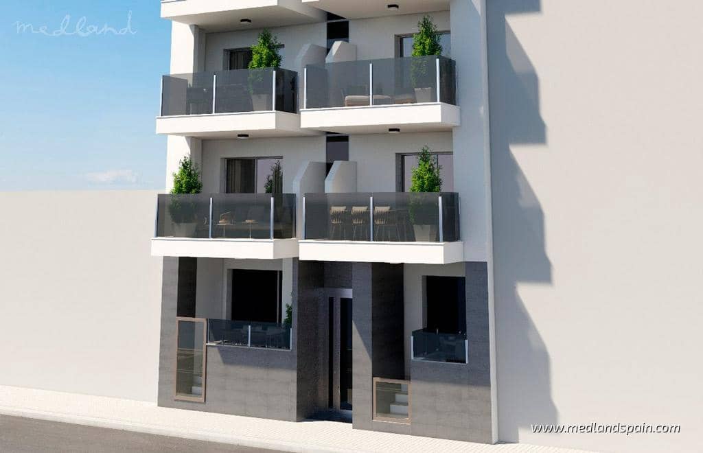 3 makuuhuone Huoneisto myytävänä paikassa Torrevieja mukana uima-altaan - 279 000 € (Ref: 9012185)