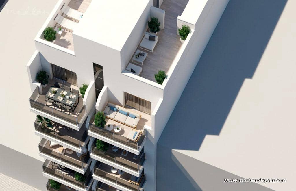 3 makuuhuone Huoneisto myytävänä paikassa Torrevieja mukana uima-altaan - 279 000 € (Ref: 9012185)