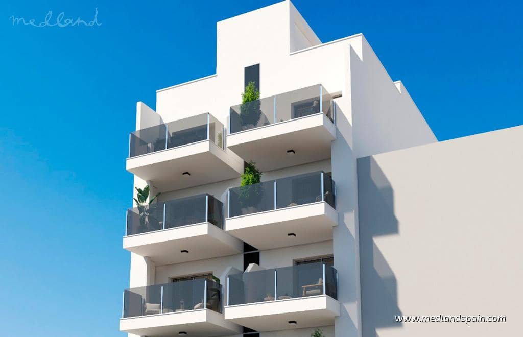 3 makuuhuone Huoneisto myytävänä paikassa Torrevieja mukana uima-altaan - 279 000 € (Ref: 9012185)