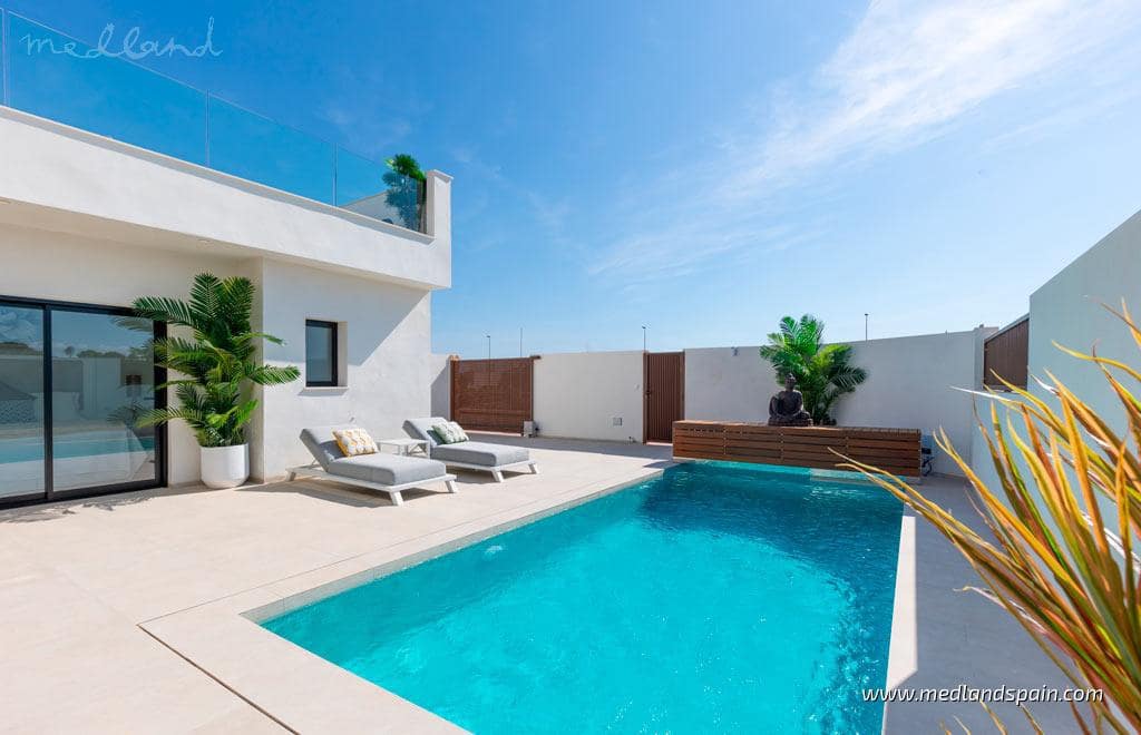 3 Zimmer Villa zu verkaufen in Santiago de la Ribera mit Pool Garage - 495.000 € (Ref: 9018570)