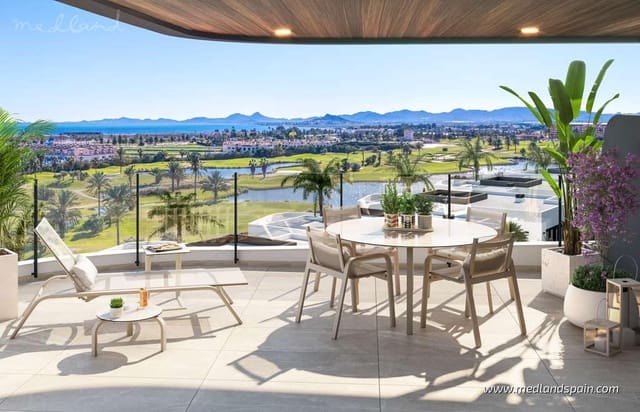 2 makuuhuone Huoneisto myytävänä paikassa Las Lomas de Rame - Bahía Bella, Los Alcázares mukana uima-altaan 
autotalli - 369 000 € (Ref: 9046419)