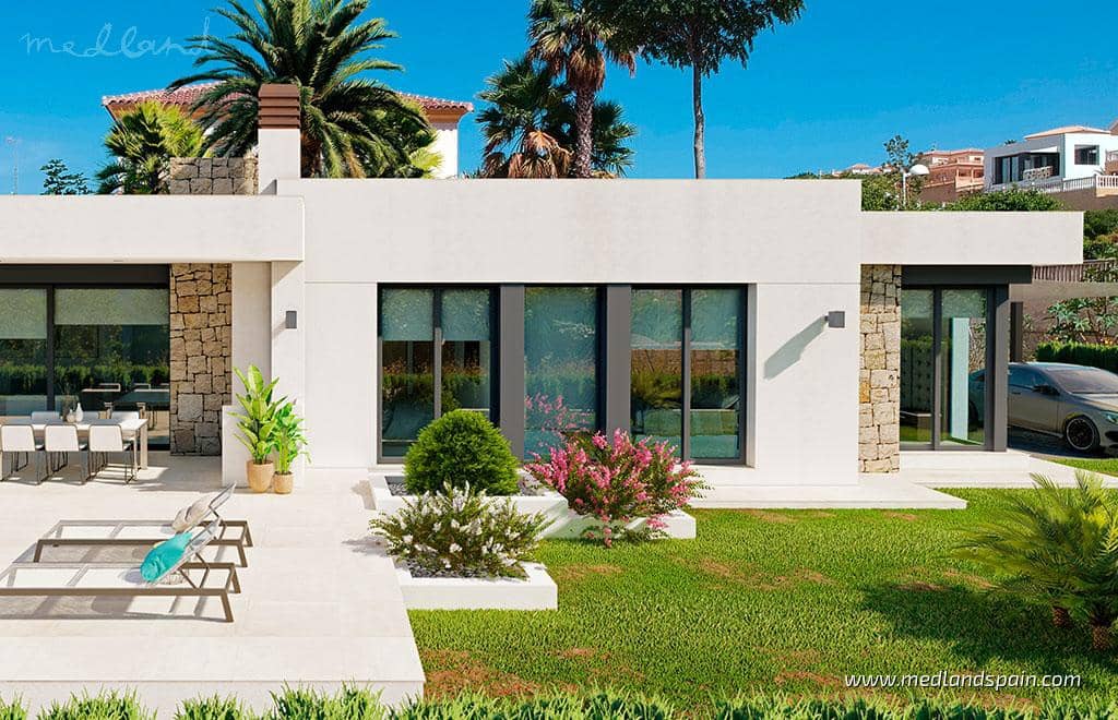 3 soverom Villa til salgs i Calpe / Calp med svømmebasseng garasje - € 1 525 000 (Ref: 9049007)