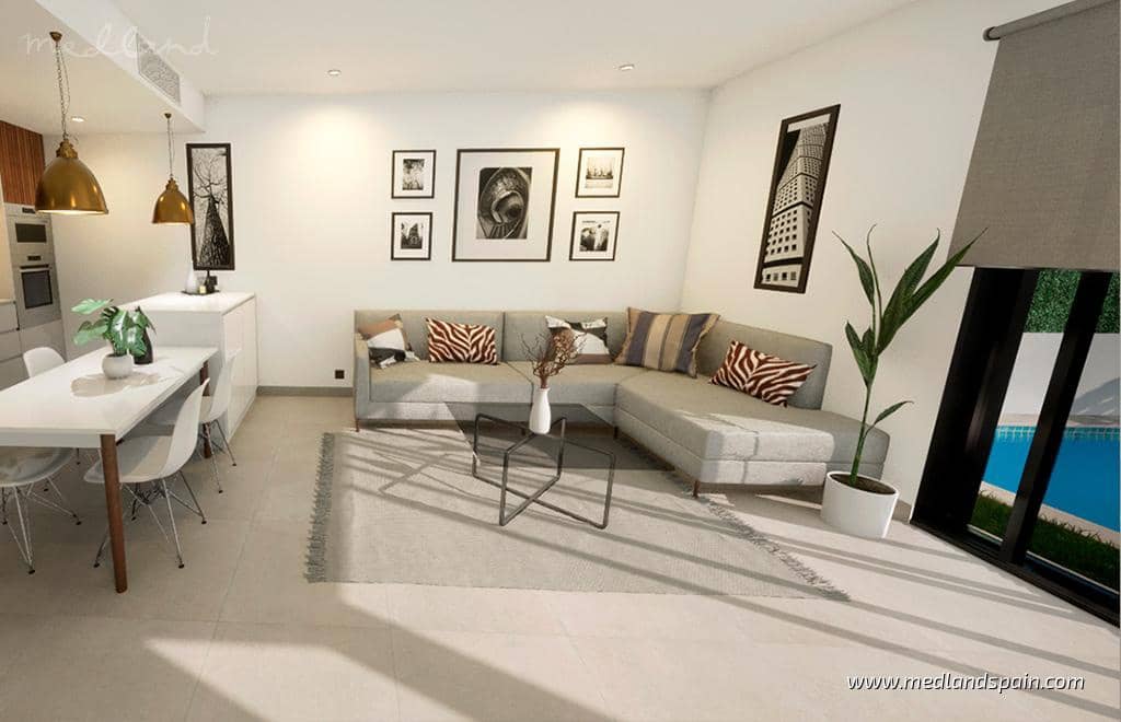 3 soveværelse Villa til salg i Los Alcazares med swimmingpool garage - € 419.900 (Ref: 9057724)