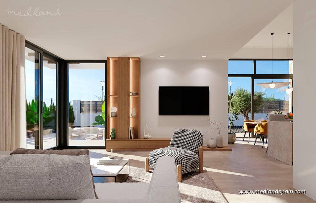 3 quarto Moradia para venda em Fuente Alamo de Murcia com piscina garagem - 379 900 € (Ref: 9057726)