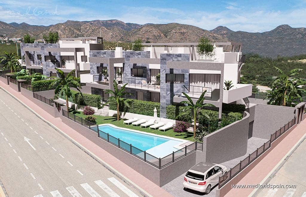 2 soveværelse Lejlighed til salg i Puerto de Mazarron med swimmingpool - € 299.000 (Ref: 9068897)