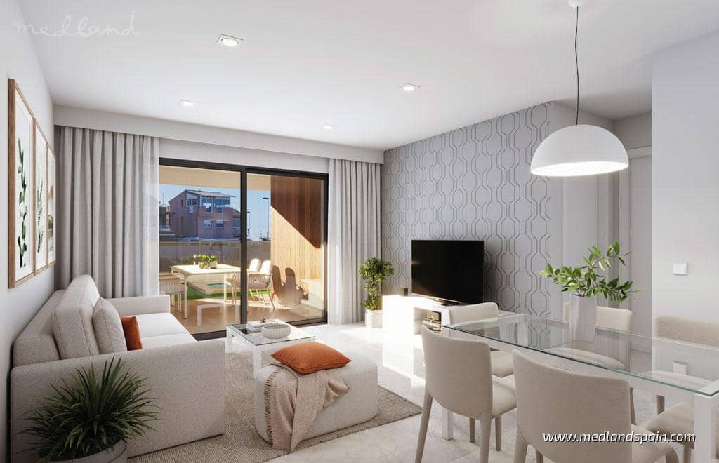 3 soveværelse Lejlighed til salg i Puerto de Mazarron med swimmingpool garage - € 342.311 (Ref: 9068898)