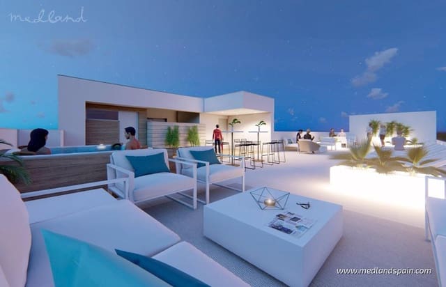 2 makuuhuone Huoneisto myytävänä paikassa Las Piscinas Naturales, Torrevieja mukana uima-altaan - 310 000 € (Ref: 9096093)