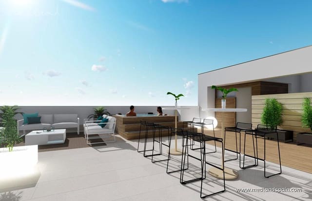 3 makuuhuone Huoneisto myytävänä paikassa Las Piscinas Naturales, Torrevieja mukana uima-altaan - 495 000 € (Ref: 9096094)