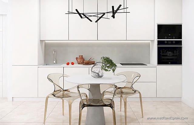 3 makuuhuone Huoneisto myytävänä paikassa Las Piscinas Naturales, Torrevieja mukana uima-altaan - 548 000 € (Ref: 9096095)