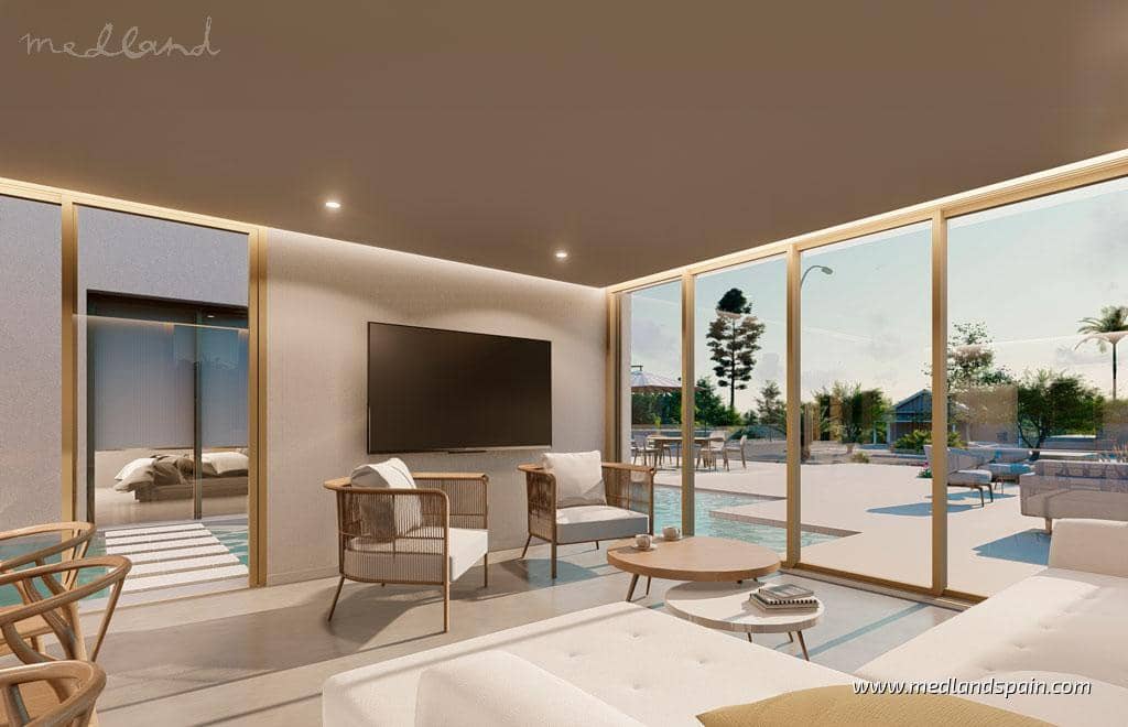 4 makuuhuone Huvila myytävänä paikassa Algorfa mukana uima-altaan 
autotalli - 995 000 € (Ref: 9100868)