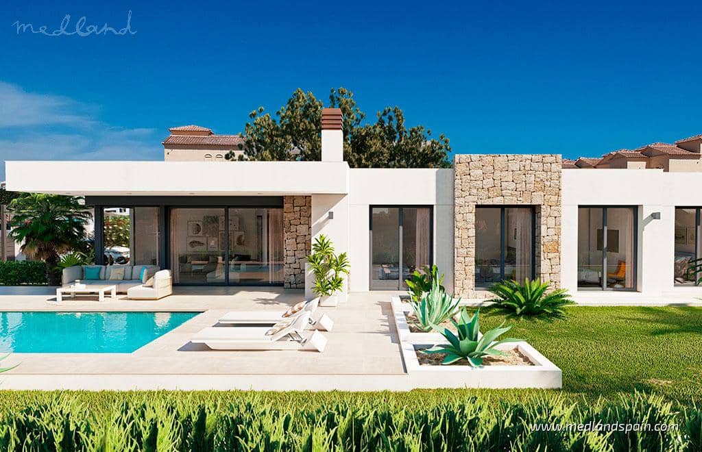 3 sovrum Villa till salu i Calpe / Calp med pool garage - 1 190 000 € (Ref: 9110461)