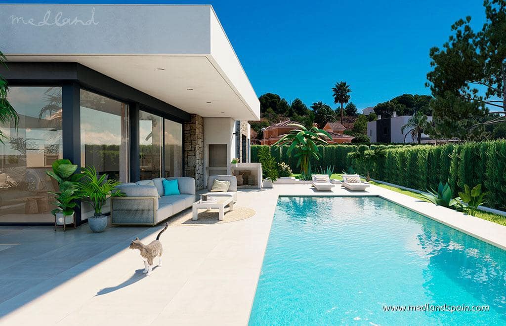 3 chambre Villa/Maison à vendre à Calpe / Calp avec piscine garage - 1 190 000 € (Ref: 9110461)