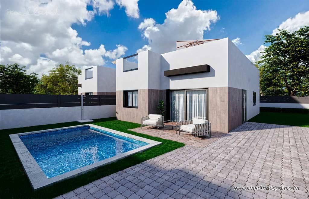 3 soveværelse Villa til salg i Mazarron med swimmingpool garage - € 249.900 (Ref: 9114262)