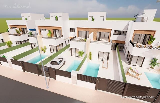 3 soveværelse Byhus til salg i Santiago de la Ribera, San Javier med swimmingpool garage - € 379.000 (Ref: 9142327)