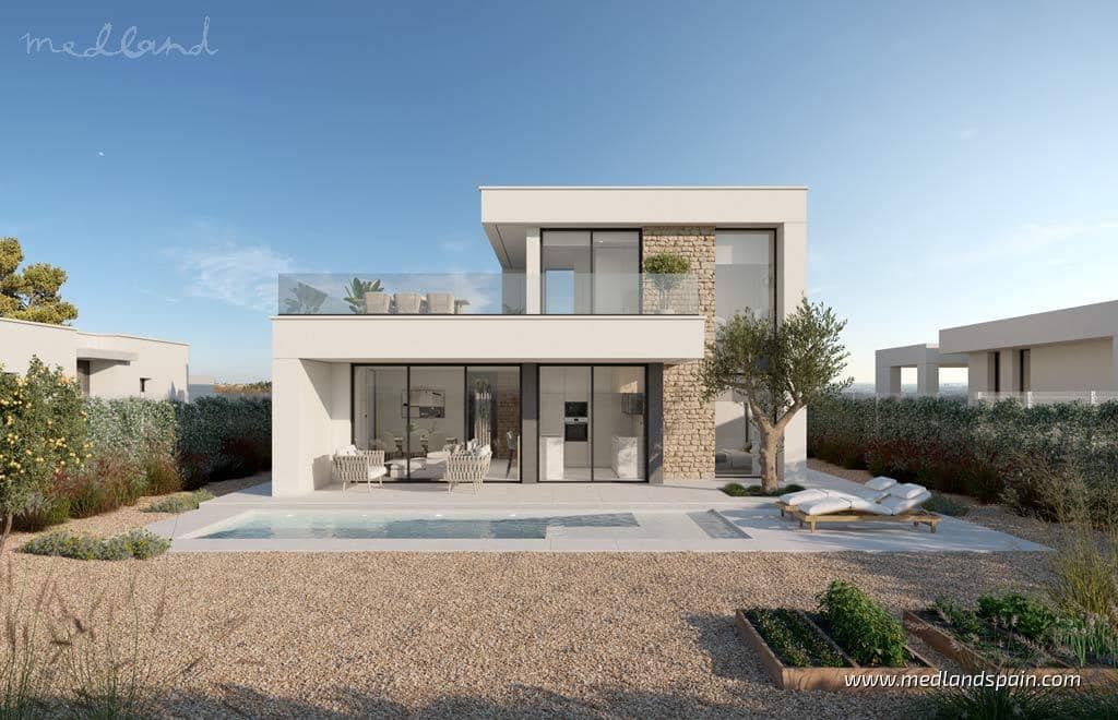 3 Zimmer Villa zu verkaufen in Fuente Alamo de Murcia mit Pool Garage - 475.420 € (Ref: 9152357)