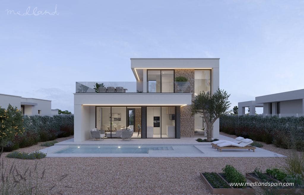 3 Zimmer Villa zu verkaufen in Fuente Alamo de Murcia mit Pool Garage - 475.420 € (Ref: 9152357)