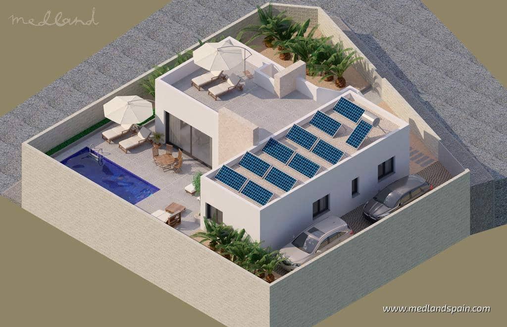 Chalet de 3 habitaciones en Benijófar en venta con piscina garaje - 566.000 € (Ref: 9188603)