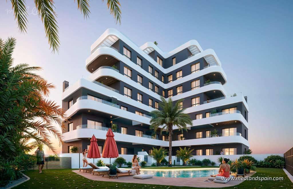 3 soverom Leilighet til salgs i Guardamar del Segura med svømmebasseng garasje - € 435 000 (Ref: 9193675)