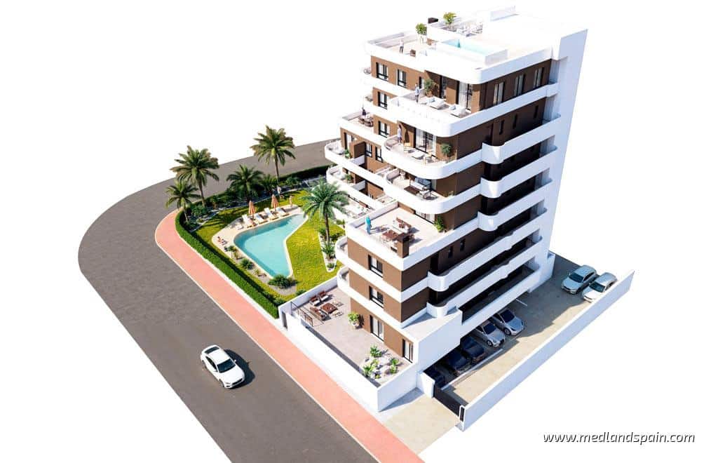 2 camera da letto Appartamento in vendita in Guardamar del Segura con piscina garage - 290.000 € (Rif: 9193677)