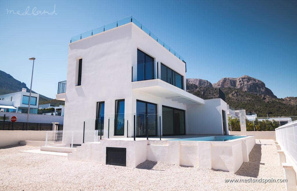 3 Zimmer Villa zu verkaufen in Polop mit Pool Garage - 720.000 € (Ref: 9200643)