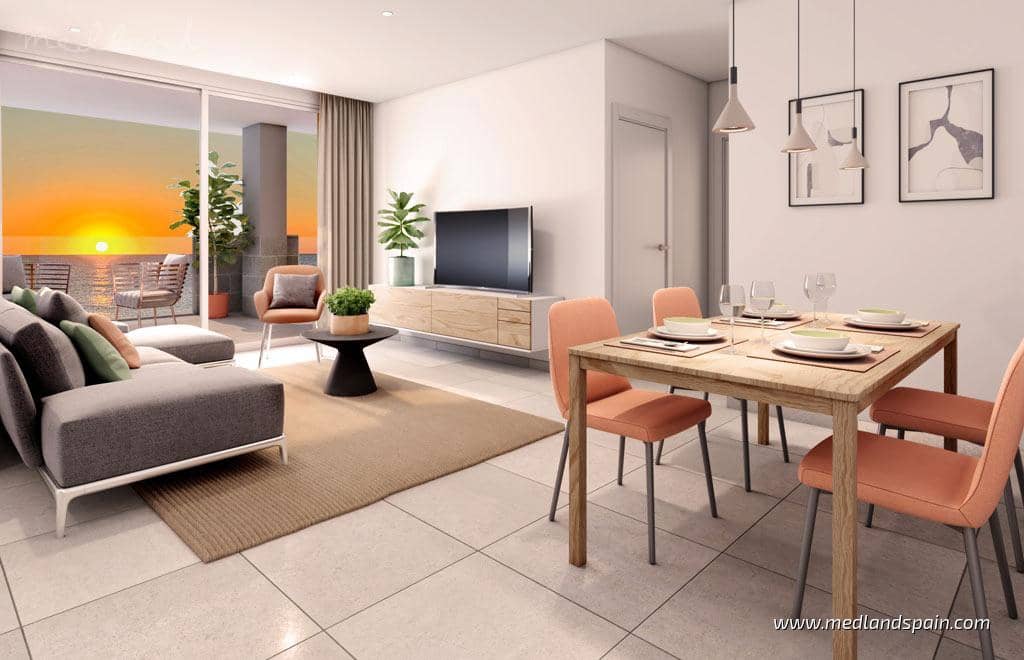 2 slaapkamer Appartement te koop in La Manga del Mar Menor met zwembad - € 328.600 (Ref: 9208447)