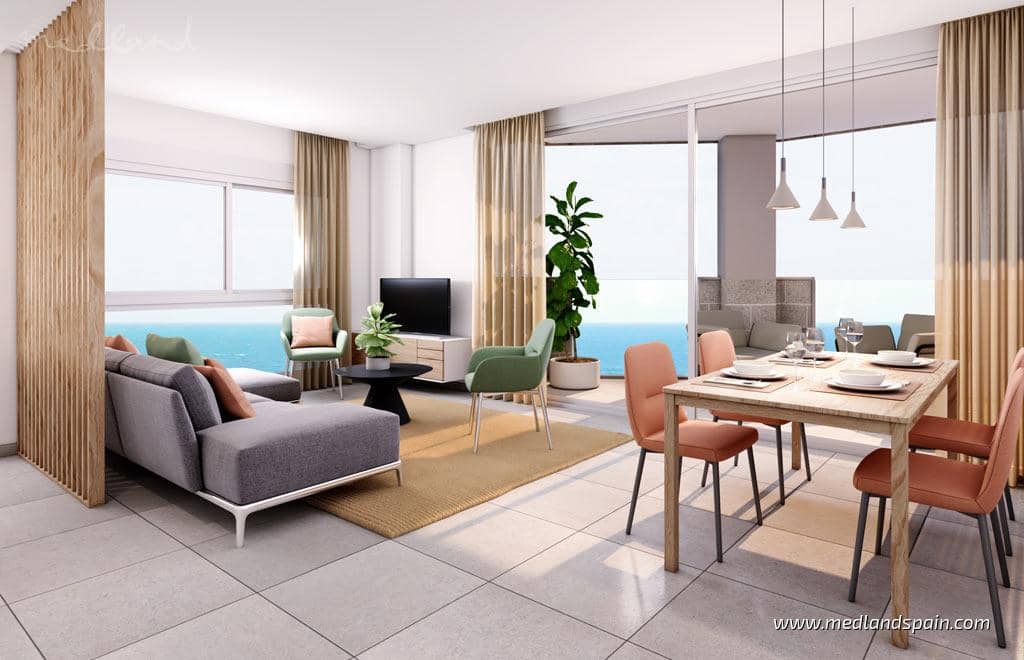 2 slaapkamer Appartement te koop in La Manga del Mar Menor met zwembad - € 328.600 (Ref: 9208447)