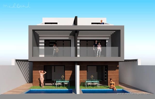 3 quarto Casa em Banda para venda em Santiago de la Ribera, San Javier com piscina garagem - 400 000 € (Ref: 9232741)