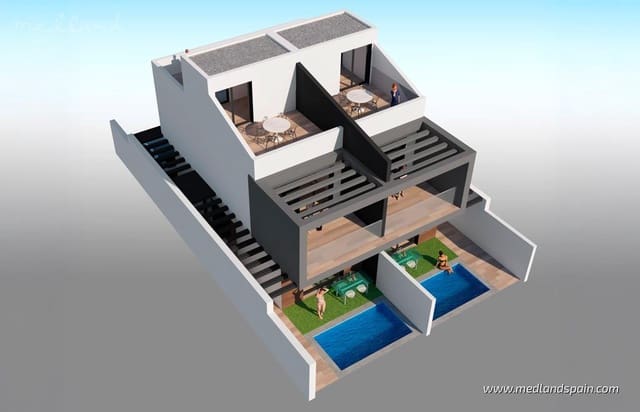 3 quarto Casa em Banda para venda em Santiago de la Ribera, San Javier com piscina garagem - 400 000 € (Ref: 9232741)