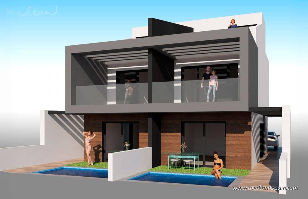 Chalet de 3 habitaciones en Santiago de la Ribera en venta con piscina garaje - 400.000 € (Ref: 9232741)