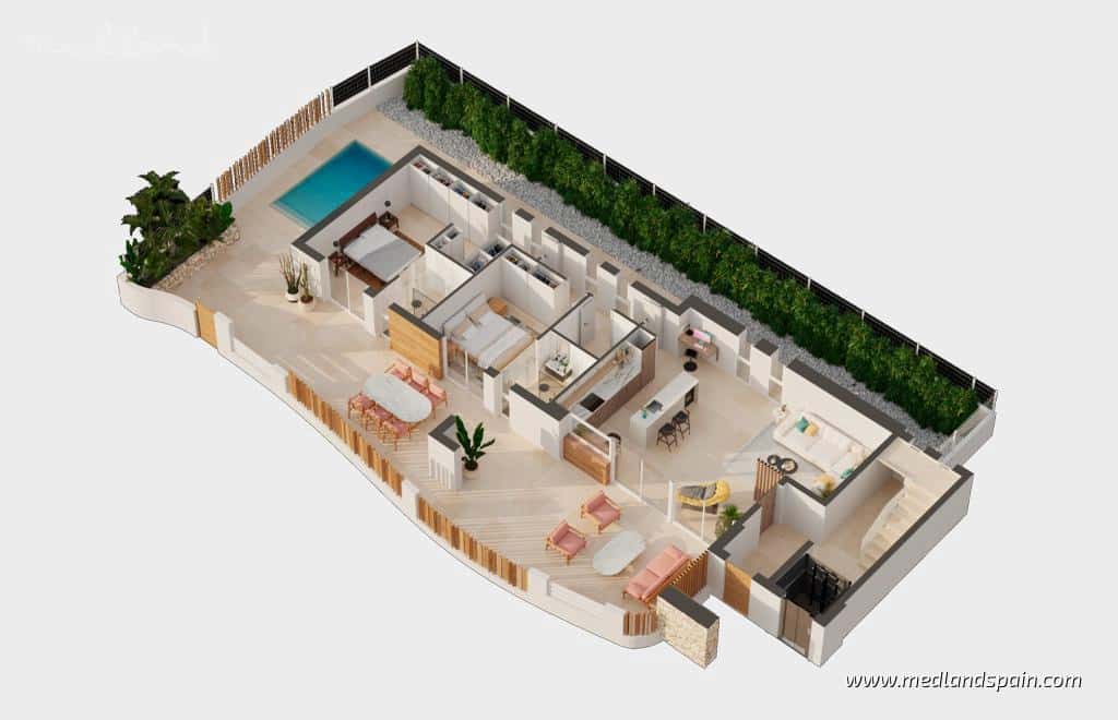 2 sovrum Lägenhet till salu i San Juan de los Terreros med pool garage - 346 000 € (Ref: 9264309)