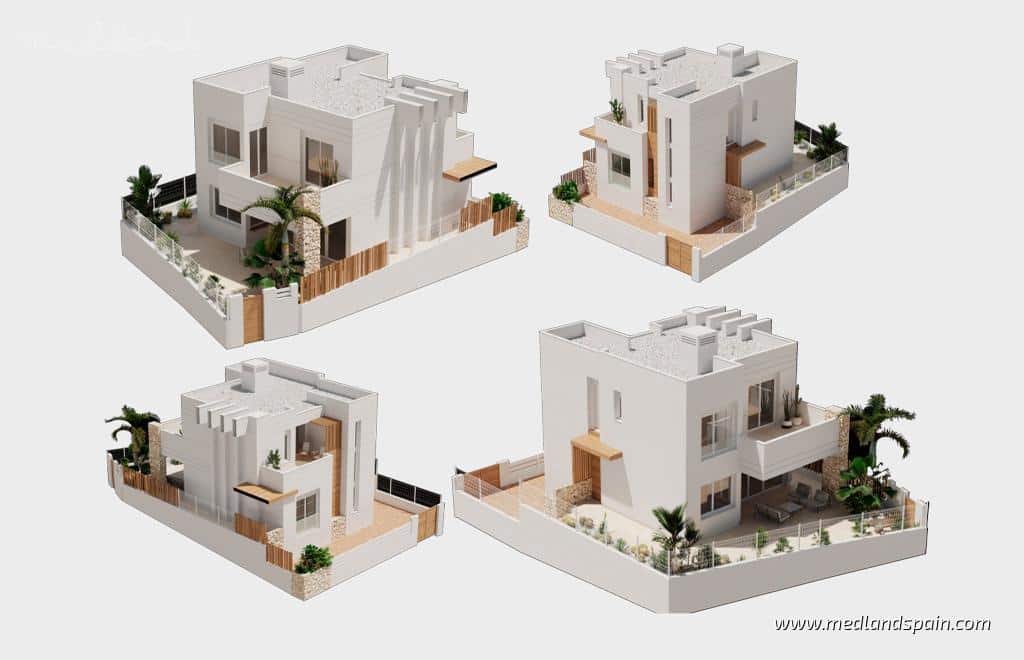 3 Zimmer Villa zu verkaufen in San Juan de los Terreros mit Pool Garage - 555.900 € (Ref: 9264311)